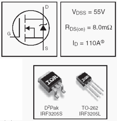 IRF3205S, HEXFET Power MOSFETs Discrete N-Channel